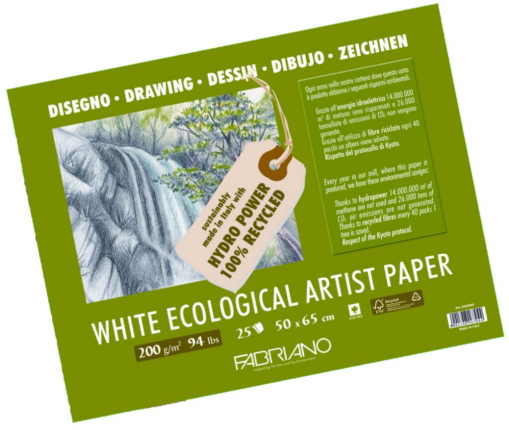 Fabriano Ecological Artist Paper- 94lb 25 sheet Pack
